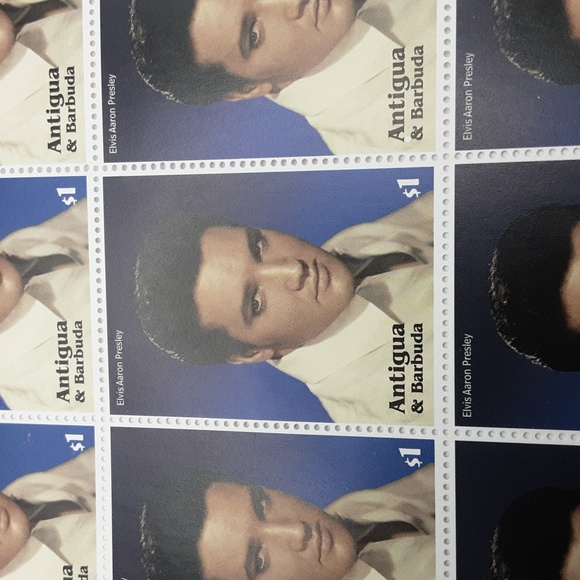 2002 25th Anniversary Edition Elvis Presley Stamps From Antigua & Barbuda NWT - Picture 6 of 8